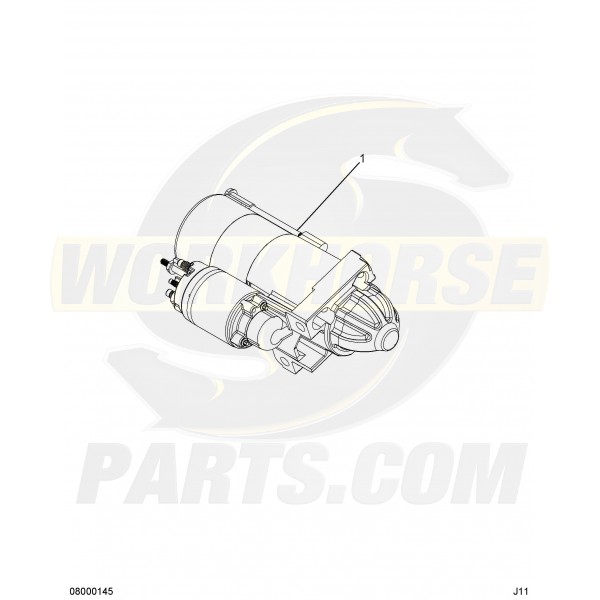 08000145 - Workhorse Starter Asm (New)